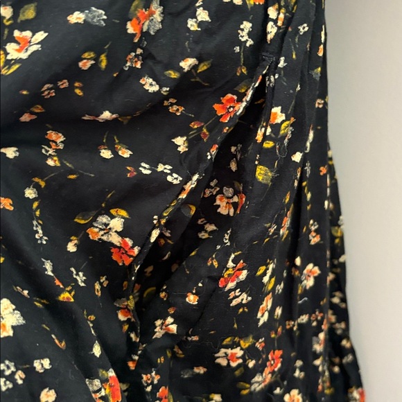 GAP Puff‎ Sleeve Smocked Mini Dress Floral Babydoll Puff Sleeves Size S - Picture 4 of 11